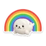 Magnet แมวน้ำสายรุ้ง